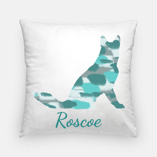 Silhouette Dog Pillow